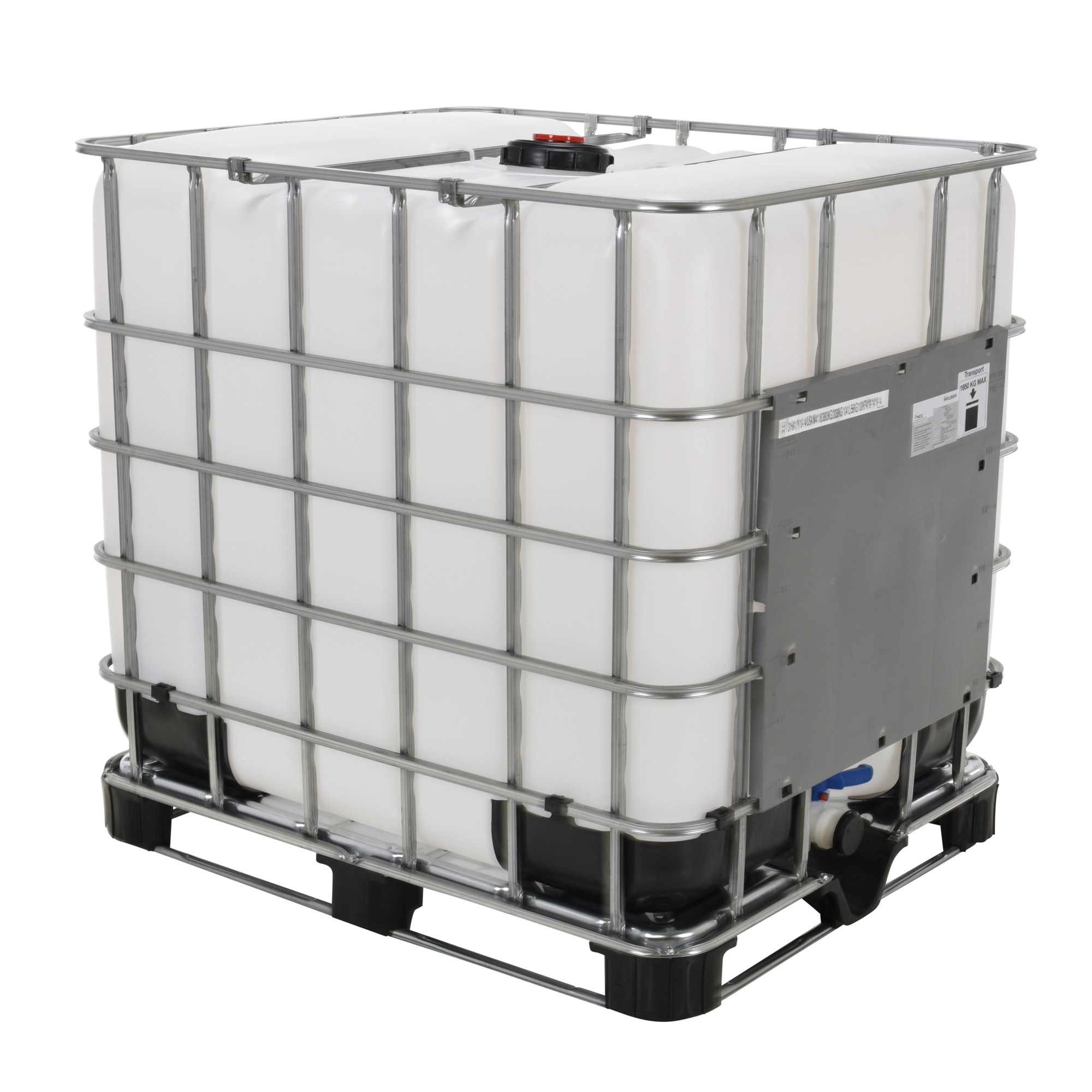 Vestil Intermediate Bulk Container - 275 Gallon, 48in. x 40in. x 46.5in., Steel and Plastic, Model# IBC-275